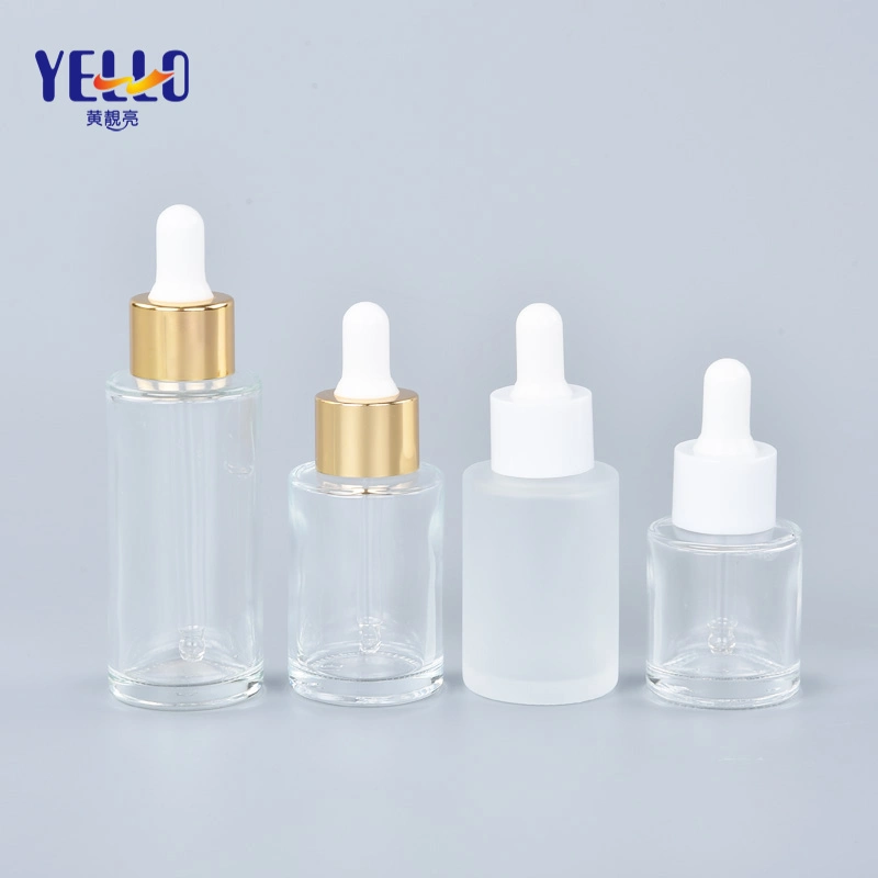 Customized Bottle Glass Bottle Dropper Boston Round Skincare Dropper Bottle Packaging