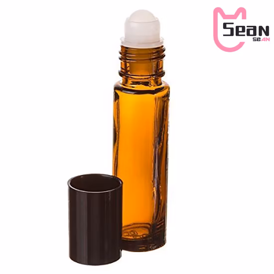 5 10ml Hot Sale Small Roll on Bottle 3ml for Sample Essential Oil Bottles Roll on Glass Roll on Bottle