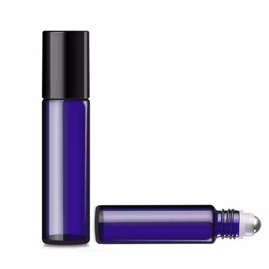 5 10ml Hot Sale Small Roll on Bottle 3ml for Sample Essential Oil Bottles Roll on Glass Roll on Bottle