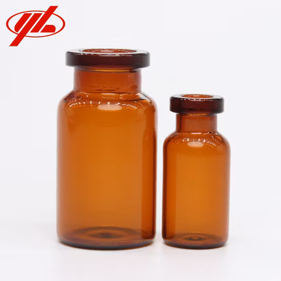 공장 가격 명확한 호박색 2ml 10ml 15ml 주입을 위한 관형 유리 약병