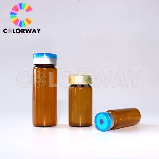 ISO 표준 크기 2ml 관 유리제 의학 호박색 병 앰플 작은 유리병