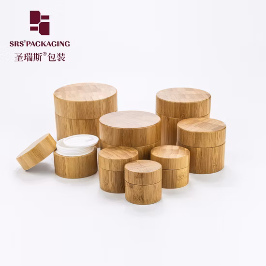 대나무 15ml 30ml 50ml 포장 크림 세럼 애완 동물 로션 에어리스 화장품 앰버 유리 펌프 내부 플라스틱 스포이드 롤 온 롤러 에센셜 오일 향수 스프레이 병