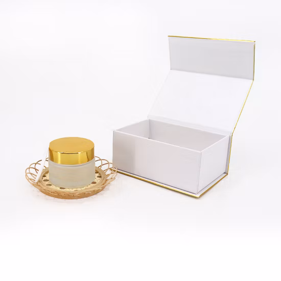 40ml 80ml 120ml 30g 50g 둥근 모양 스킨케어를 위한 주문 서리로 덥은 분홍색 백색 색깔 유리제 단지 화장품 포장
